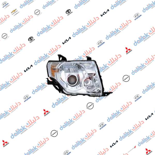 لايت يمين بدون زينون ابيض باجيرو 2010-2016 كاسب