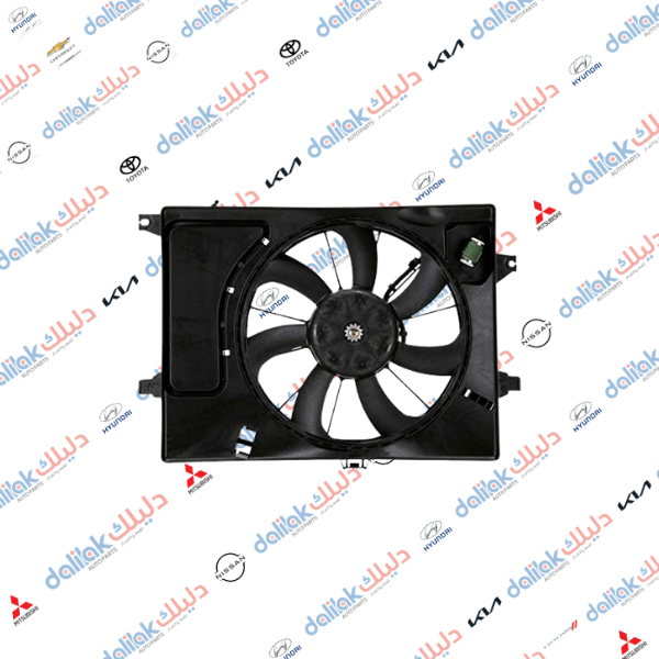 مروحة راديتر كاملة كيا صول 2012