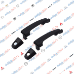 يدة باب خارجيه اسود بيك اب 2010-2015 اصلي