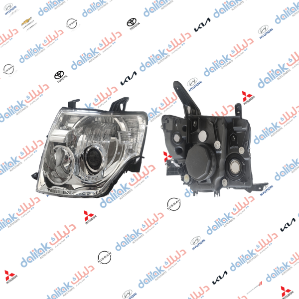 ﻻيت امامي يمين زينون باجيرو 2017-2010 ابيض