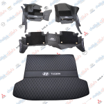 ارضيات 5 قطع مع كاربد مع الدوسة توسان 2025-2021 اسود