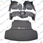 ارضيات 5 قطع مع كاربد مع الدوسة سوناتا 2024-2015 اسود-بيجي