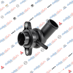 كوع ماء بلاستك اسود كامل افيو -نوبرة كوبي