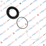 واشر عنبار ويل امامي بيك اب 2010 كوبي